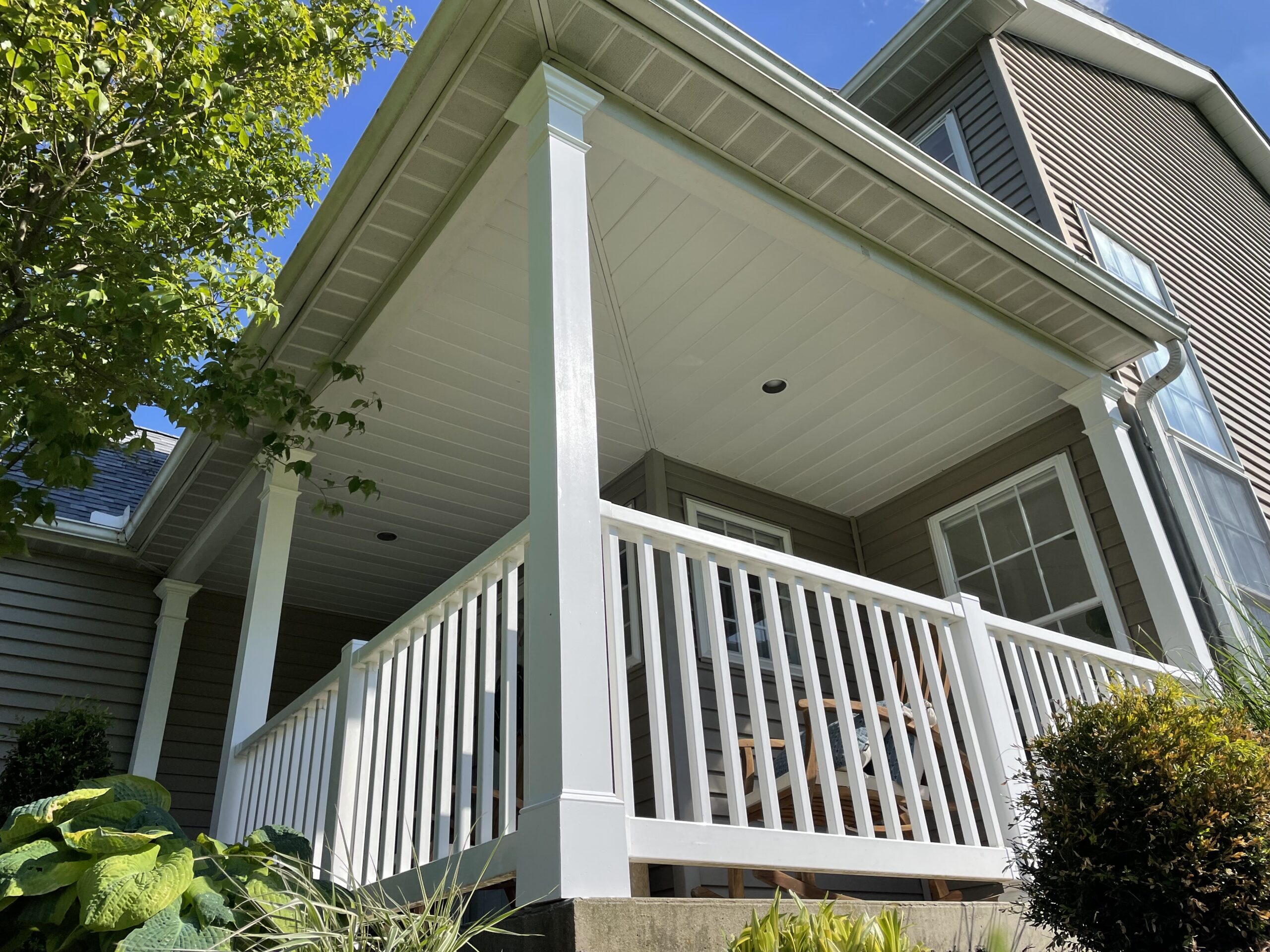 porch paint and upgrade